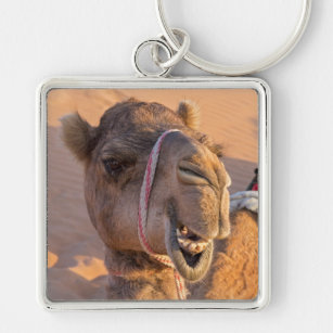 Camel with a funny facial expression - Oman Keychain