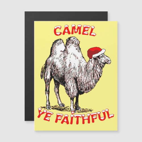Camel Ye Faithful Fun Pun Holiday Design