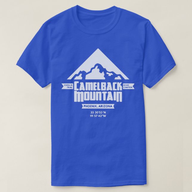Camelback Mountain Silhouette T-Shirt (Design Front)