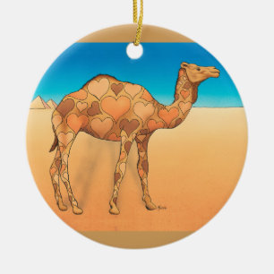 Camelflouge Ceramic Ornament