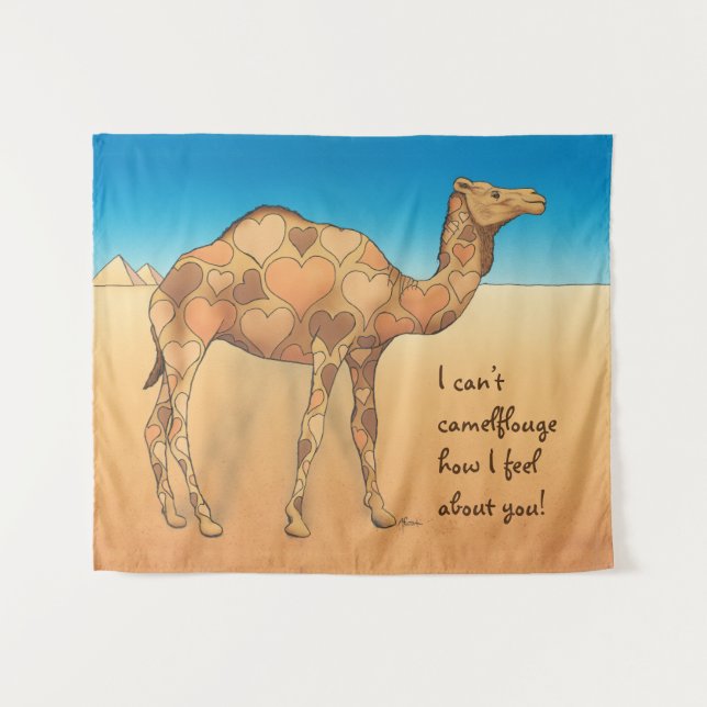 Camelflouge Tapestry (Front (Horizontal))