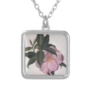 Camellia 1998 silver plated necklace
