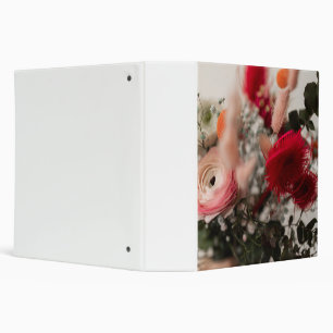 Camellia  3 ring binder