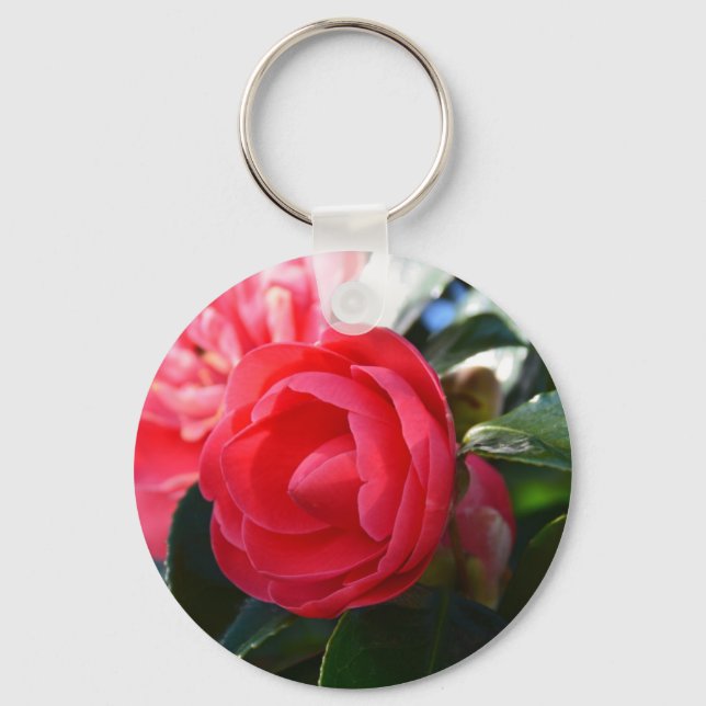 Camellia Blossom Keychain (Front)