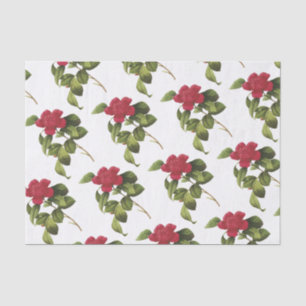 Camellia Flower Pattern Tissue Paper