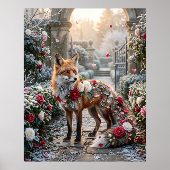 Camellia Fox Garden Grace Poster (Front)