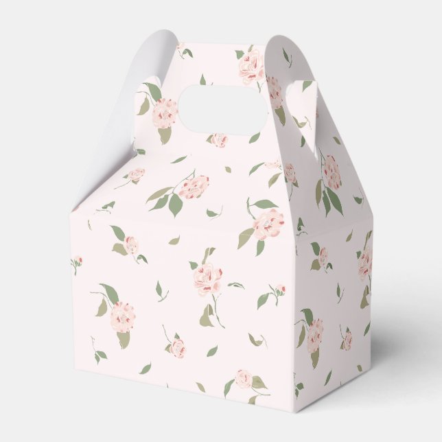 Camellia Garden Favor Boxes (Front Side)