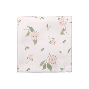 Camellia Garden Soft Pink Cloth Napkin