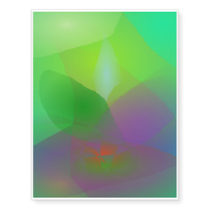 Camellia Green Haze Temporary Tattoos