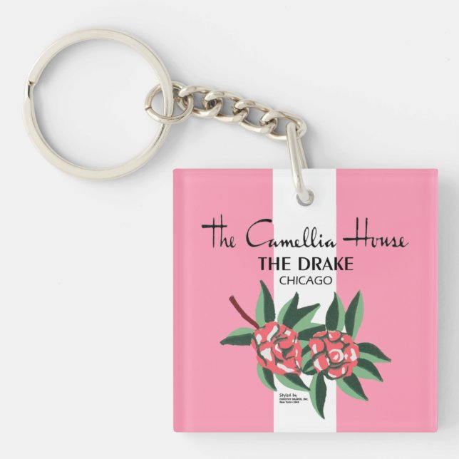 Camellia House, Drake Hotel, Chicago; 1940-1977 Keychain (Front)