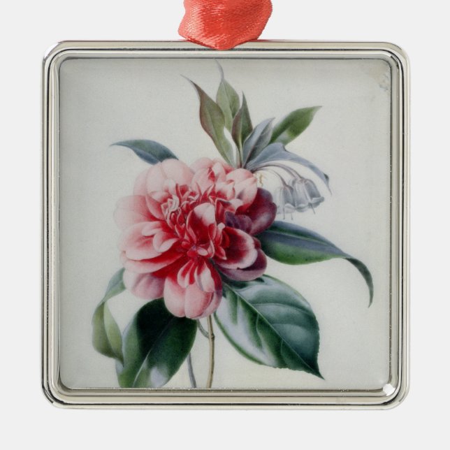 Camellia Metal Ornament (Front)