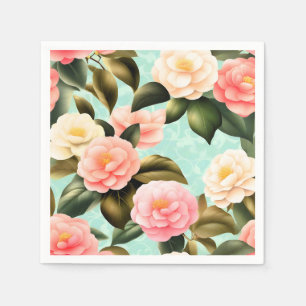 Camellia Retro Pastel Napkins
