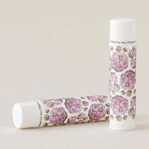 Camellia Rose Garden Flowers Lip Balm
