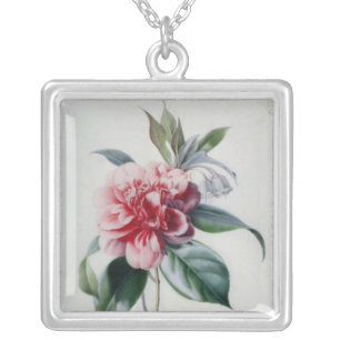 Camellia Silver Plated Necklace