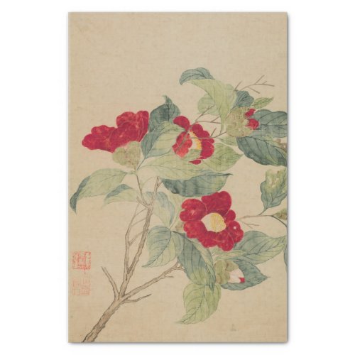 Camellias by Ma Yuanyu Tissue Paper