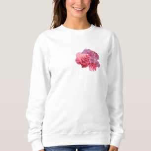 Camellias & Roses: A Watercolor Duet Sweatshirt