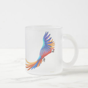 Camelot Hybrid Macaw Frosted Glass Mug