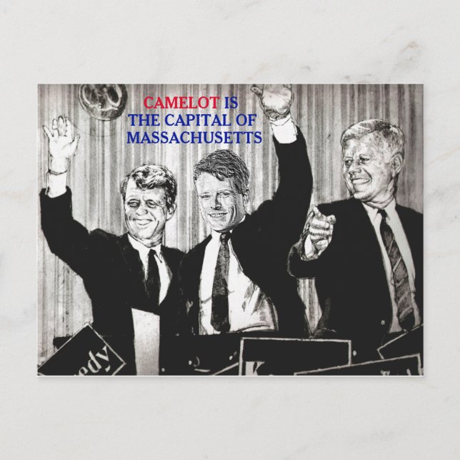 Camelot is the capital of Massachusetts Postcard (Front)