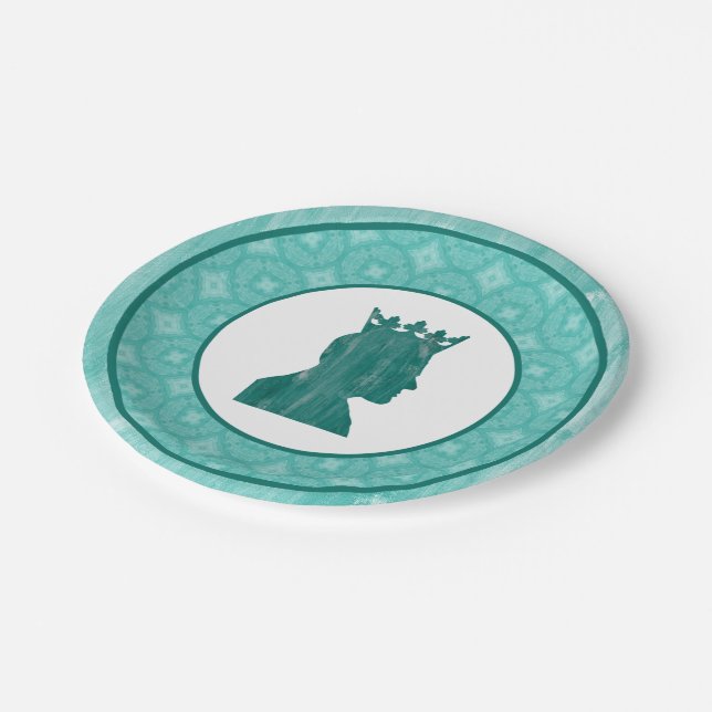 Camelot: King Paper Plates (Angled)
