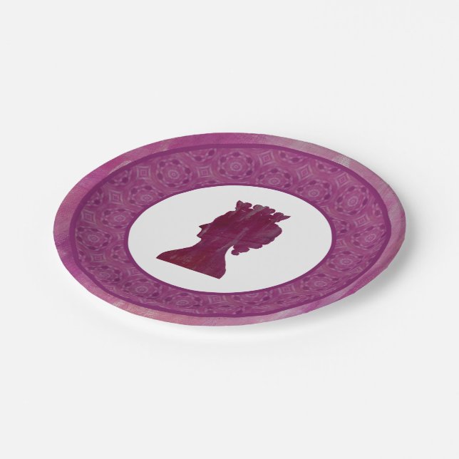 Camelot: Queen Paper Plates (Angled)