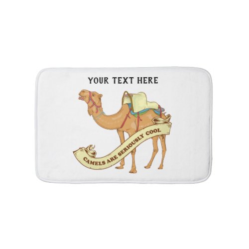 Camels are cool bath mat