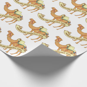 Camels are seriously cool wrapping paper