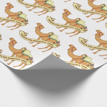 Camels are seriously cool wrapping paper
