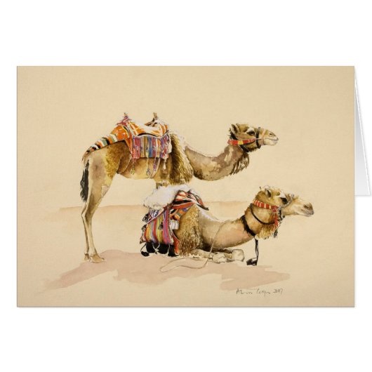 Camels from Petra 2007 Cards (Front Horizontal)