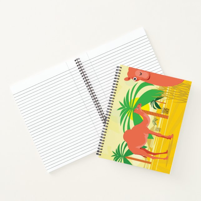 Camels illustration notebook (Inside)