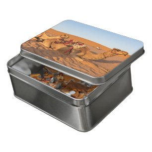 Camels in Oman Wahiba desert Jigsaw Puzzle