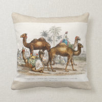 Camels of India Vintage Illustration, 1820