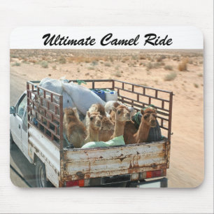 Camels Shooting the Breeze in The Sahara Mousepad