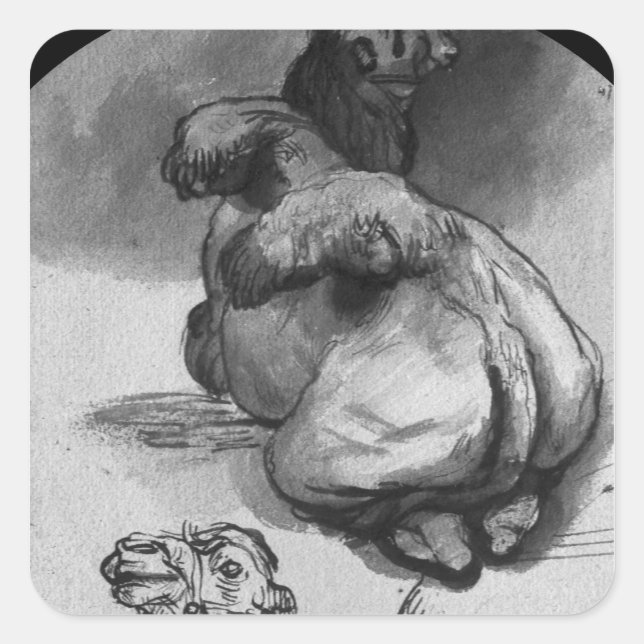 Camels Square Sticker (Front)