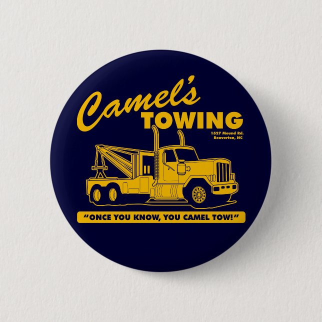 camel's towing company button (Front)