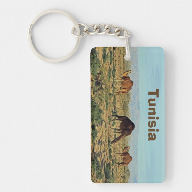 Camels, Tunisia Keychain (Front)