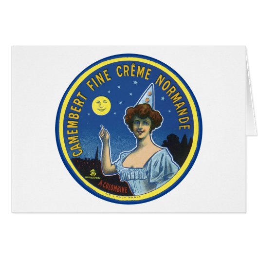 Camembert Fine Creme Normandie Label Cards (Front Horizontal)