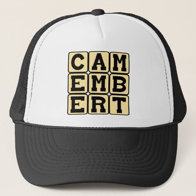 Camembert, Soft Cheese Trucker Hat (Front)