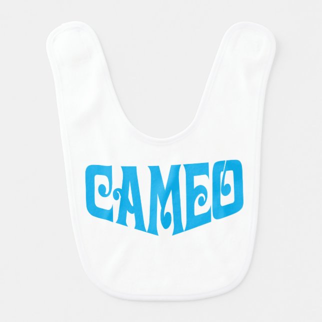 Cameo Bib with Blue Logo (Front)