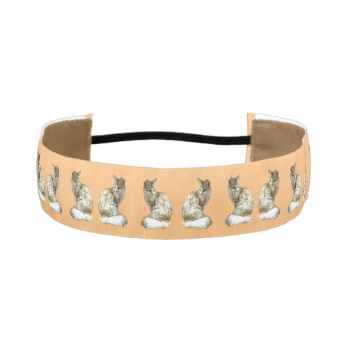 Cameo Cat  Athletic Headband