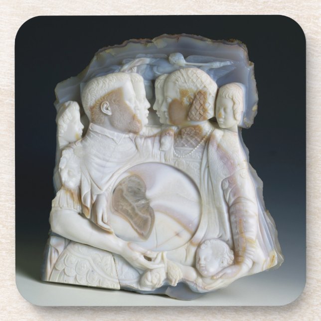 Cameo depicting Cosimo de Medici (1519-74) and his Drink Coaster (Front)