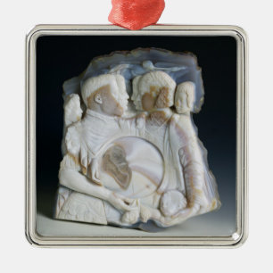 Cameo depicting Cosimo de Medici (1519-74) and his Metal Ornament