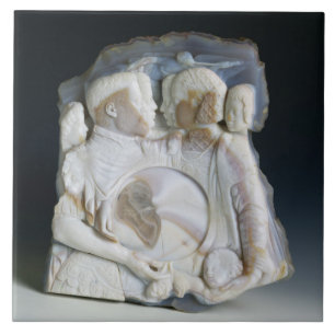 Cameo depicting Cosimo de Medici (1519-74) and his Tile