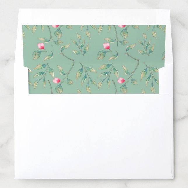 Cameo Green Envelope Liner (In Envelope)