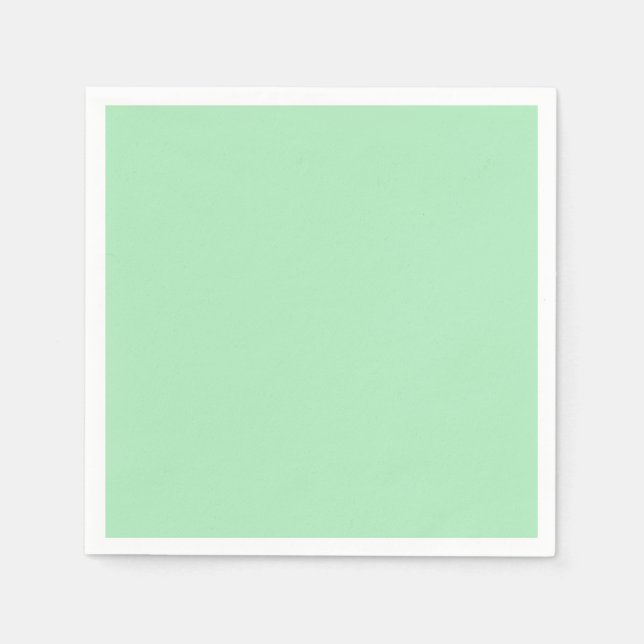 Cameo Green Mint 2015 Color Trend Template Napkins (Front)