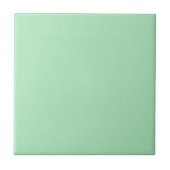 Cameo Green Mint 2015 Color Trend Template Tile by SilverSpiral at Zazzle