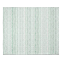 Cameo Green Watercolor Stripes King Duvet