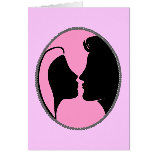 Cameo Kiss Silhouette (Front)