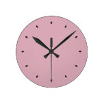 Cameo Pink Round Clock Cameo Pink Round Clock