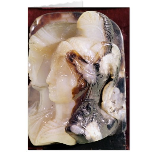 Cameo portrait of Alexander Cards (Front)
