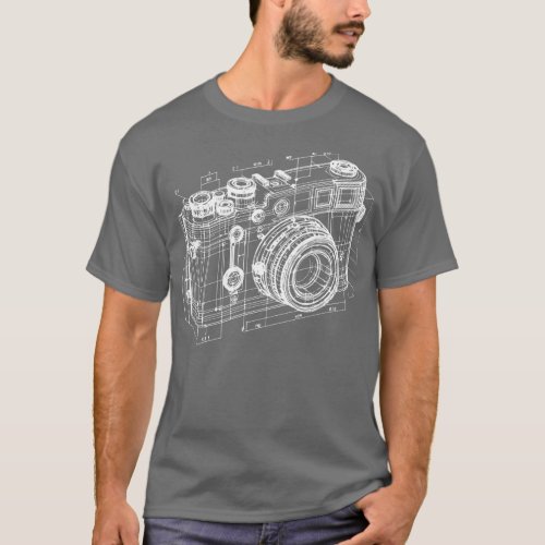 camera 3d design T_Shirt